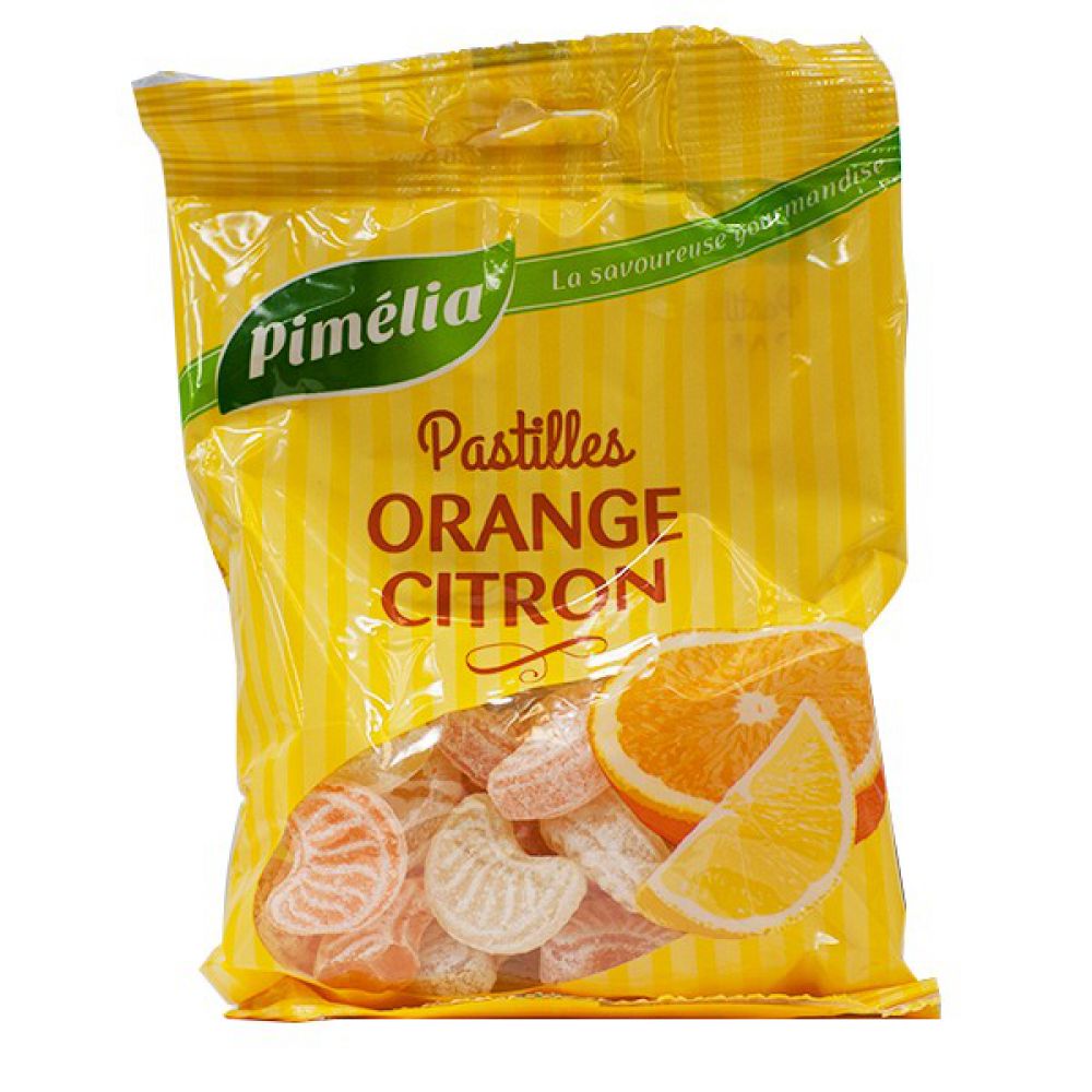 Pimélia - Pastilles Orange Citron - 110g
