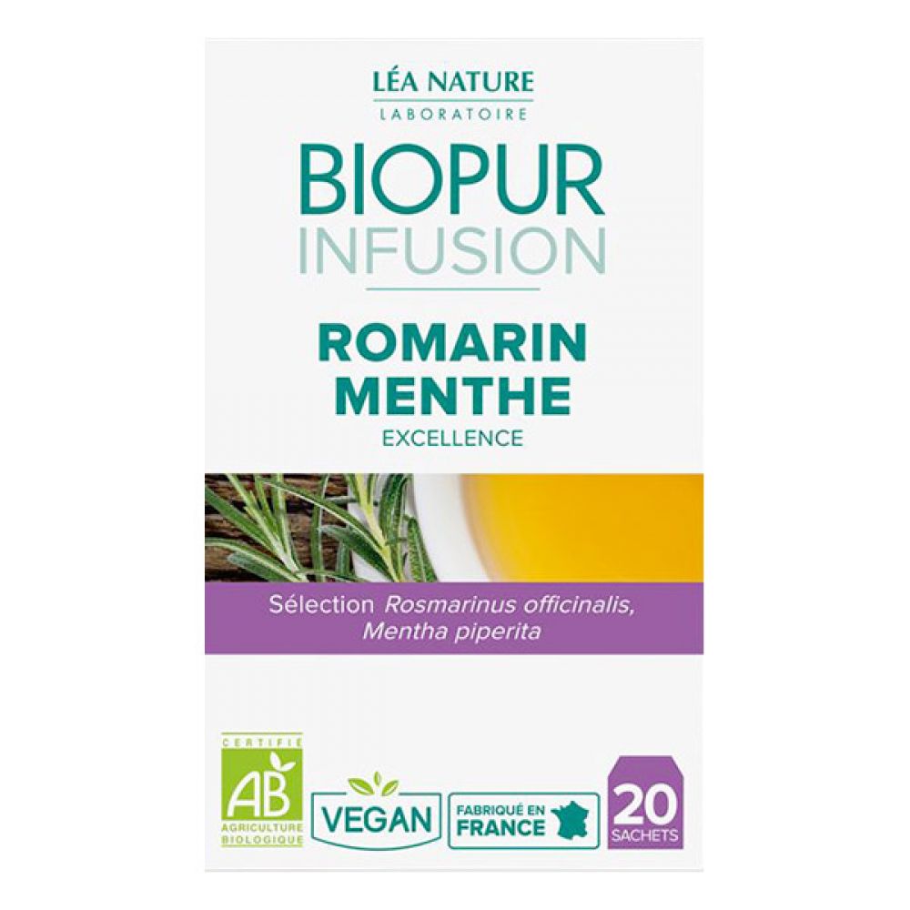 Biopur Infusion - Romarin menthe - 20 sachets