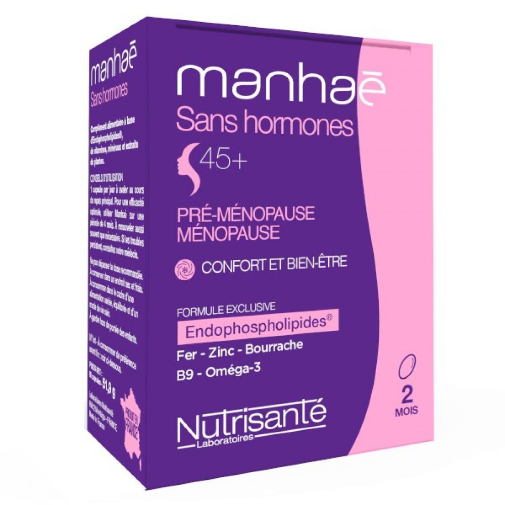 Manhaé - Sans hormone pré-ménopause ménopause