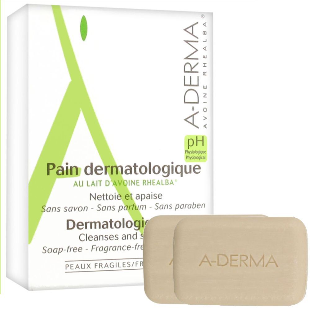 A-Derma - Pain dermatologique au lait d'avoine Rhealba