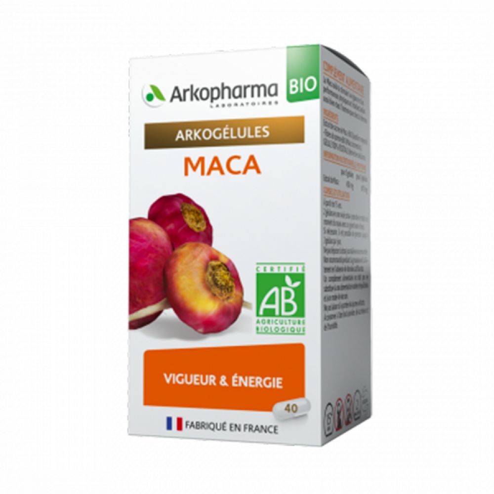 Arkopharma - Arkogléules Maca bio 40 gélules