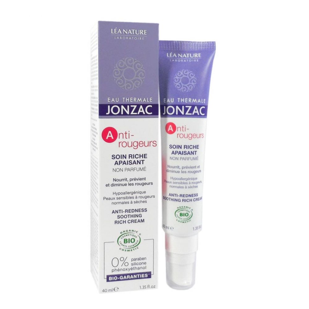 Jonzac Anti-rougeurs - Soin riche apaisant - 40 ml