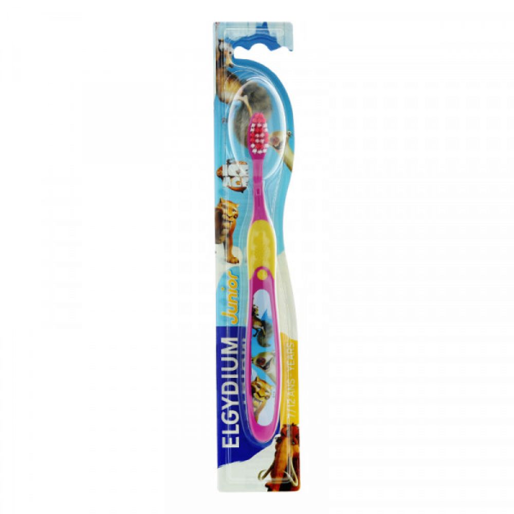 Elgydium - Brosse à dents kids âge de glace 2/6 ans - Brosse souple