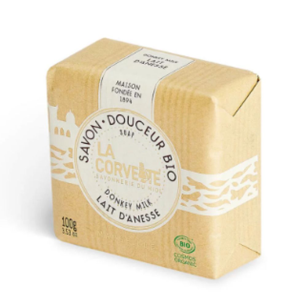 La Corvette - Savon Douceur Bio Lait d'Anesse - 100G