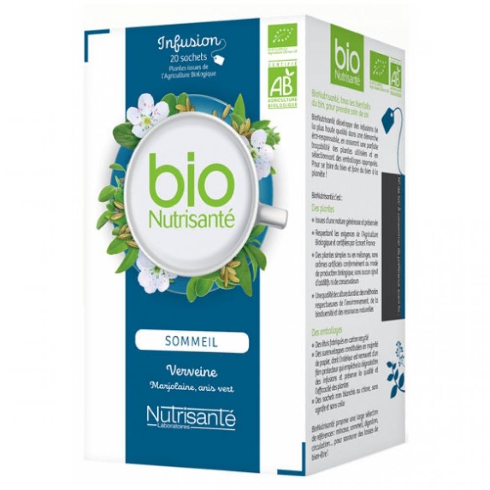 Nutrisanté - Infusion Bio Sommeil - 20 sachets