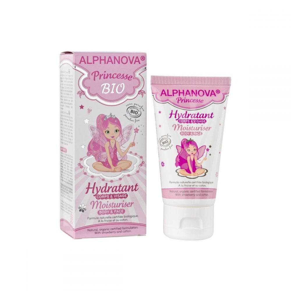 Alphanova Kids - Hydratant corps & visage princesse - 50 ml