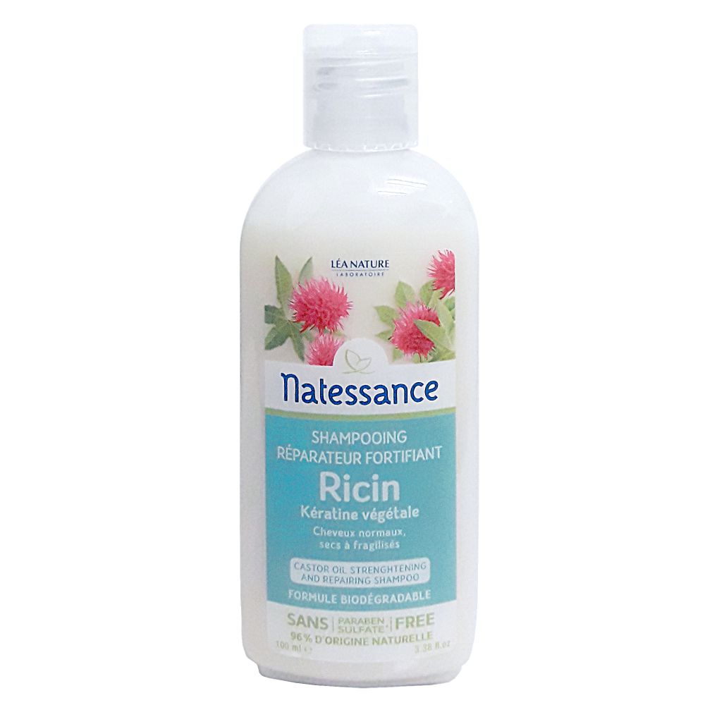 Natessance - Shampooing réparateur fortifiant Ricin - 500ml