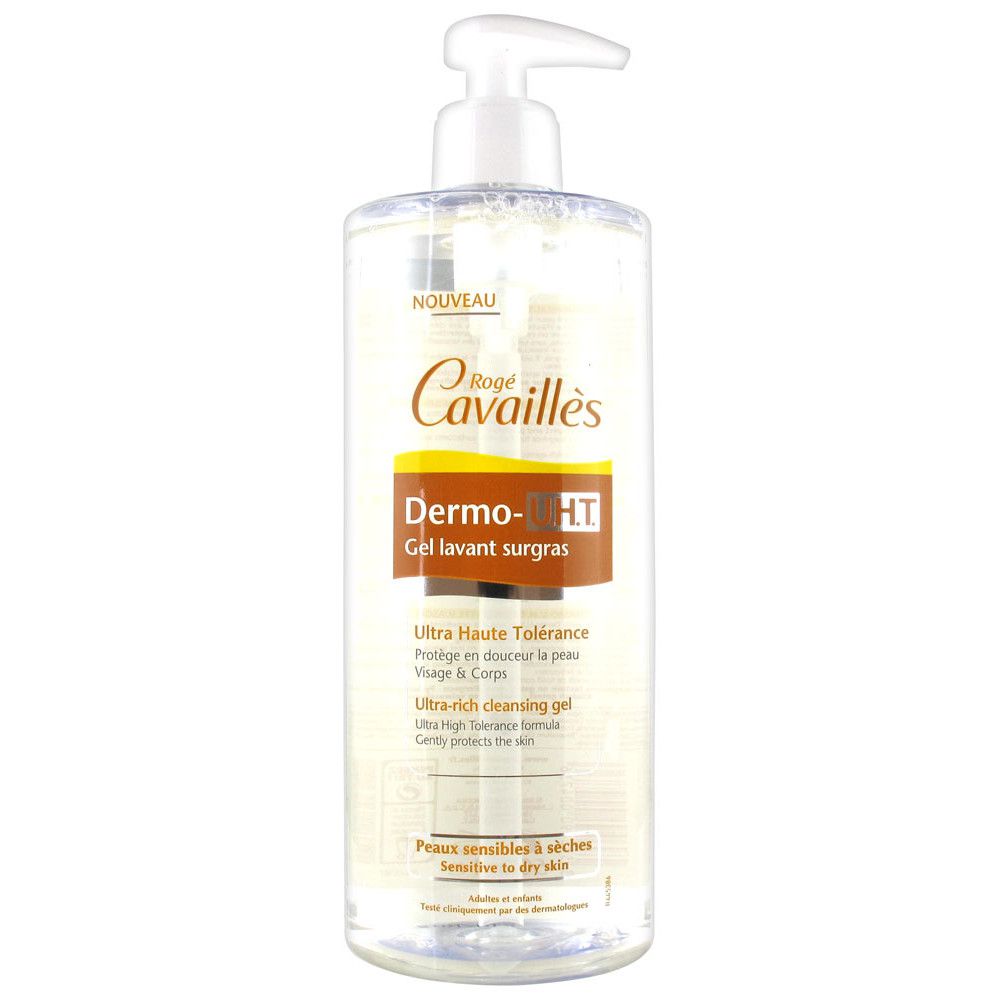 Rogé Cavaillès - Dermo-U.H.T. Gel lavant surgras - 500 ml