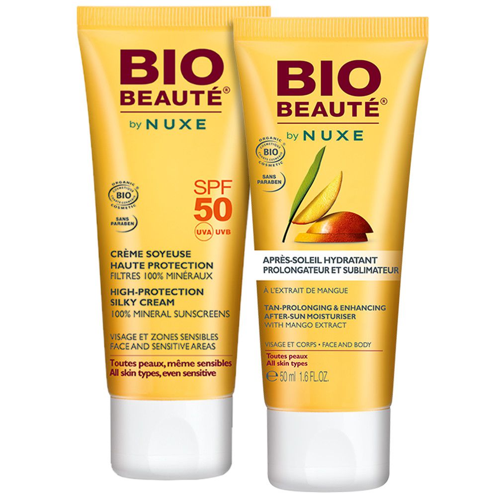 Bio Beauté by Nuxe - Crème soyeuse SPF 50 - 50ml + après-soleil offert