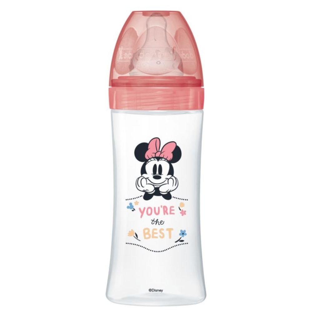 Dodie - Disney Baby biberon anti-colique +6 mois tétine ronde 3 vitesses débit 3 - 330ml