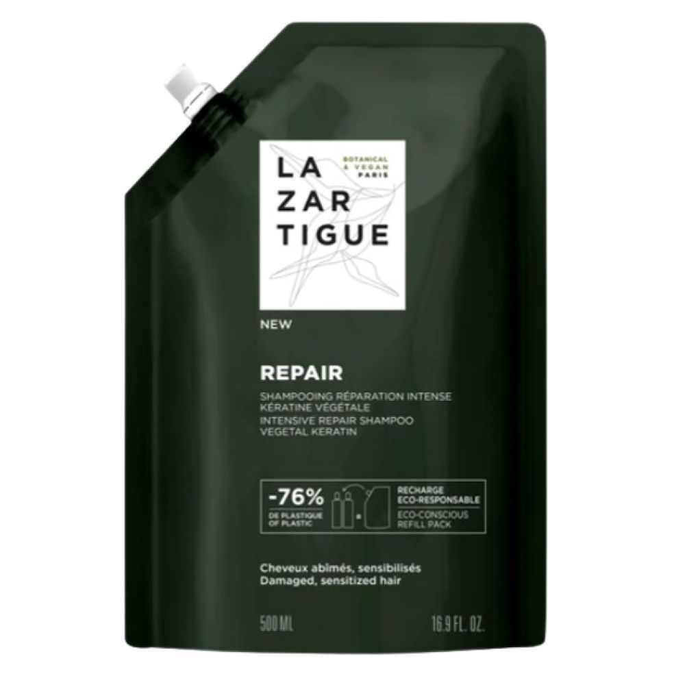 Lazartigue - REPAIR - Shampoing recharge réparation intense - 500 mL