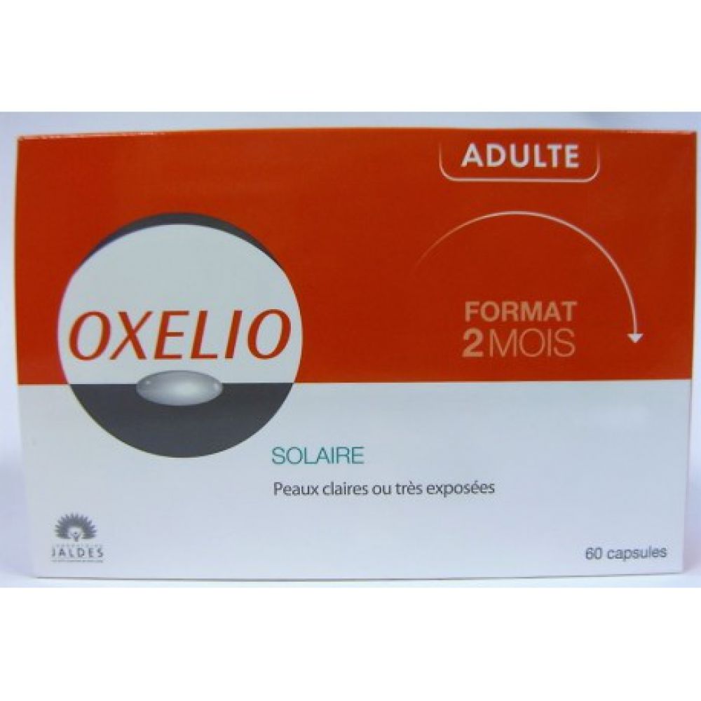Oxelio - Solaire - Peaux claires ou très exposées - 60 capsules