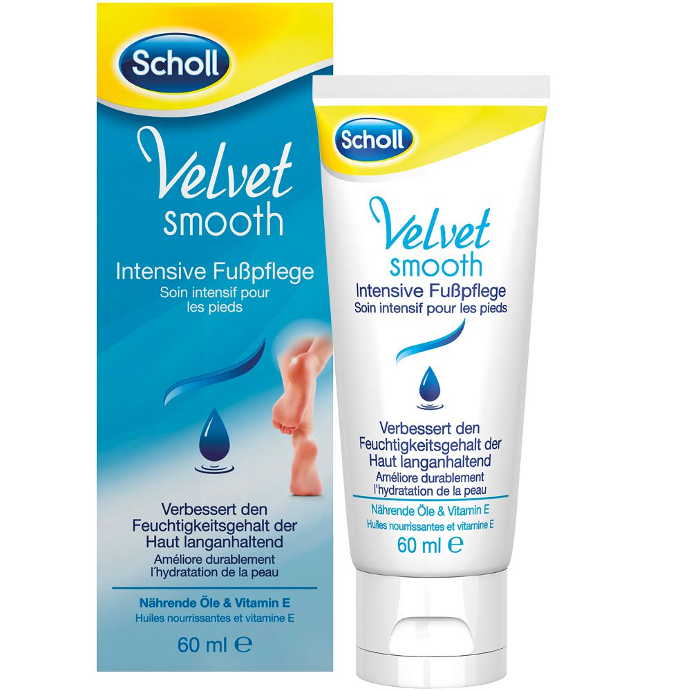 Scholl - Velvet Smooth Soin intensif pour les pieds - 60ml