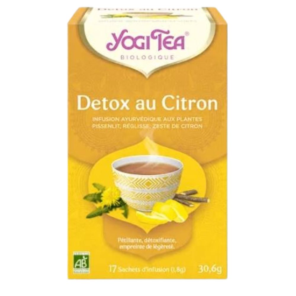 Yogi Tea - Détox au citron - 17 sachets