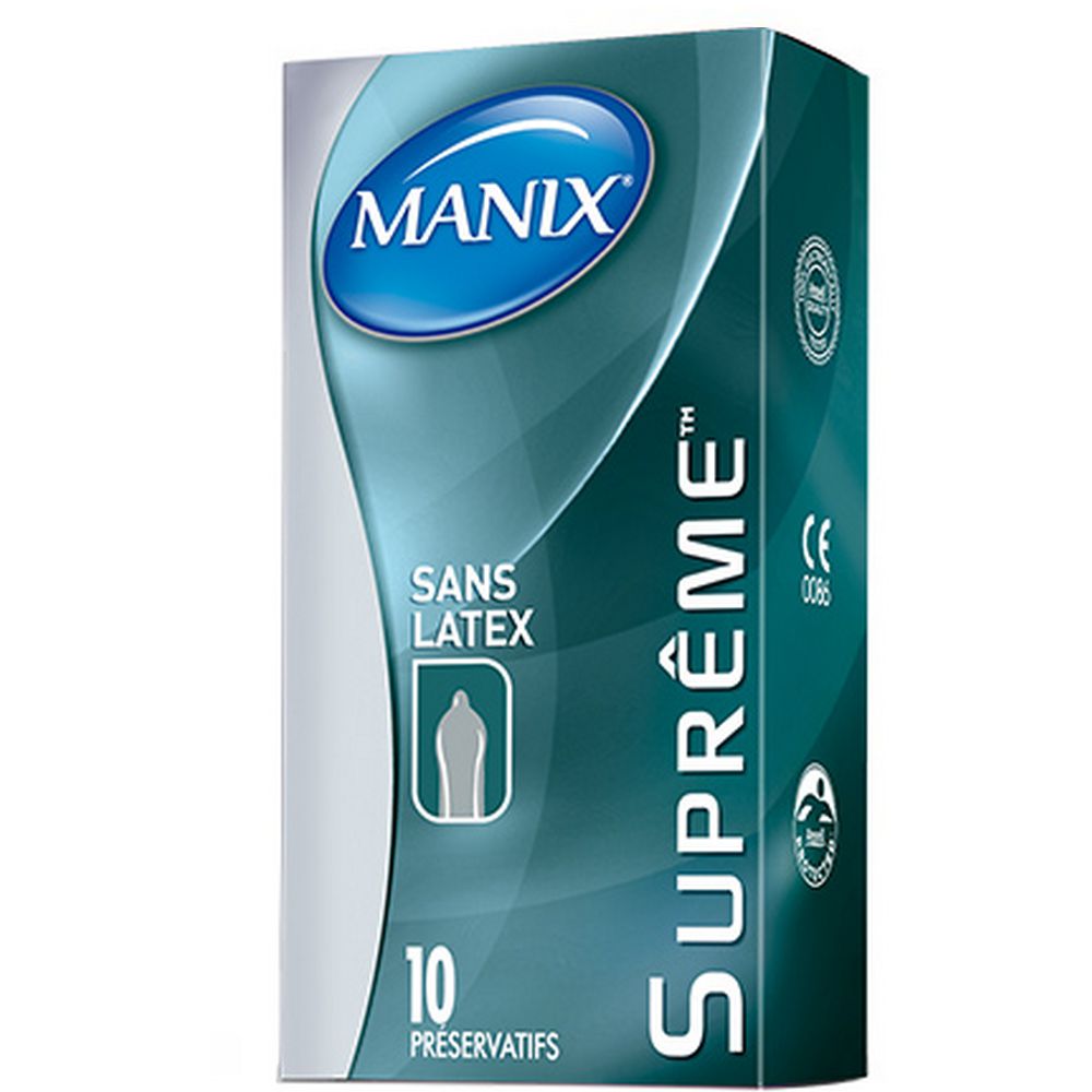 Manix - Préservatifs Suprême sans latex - Boite de 10