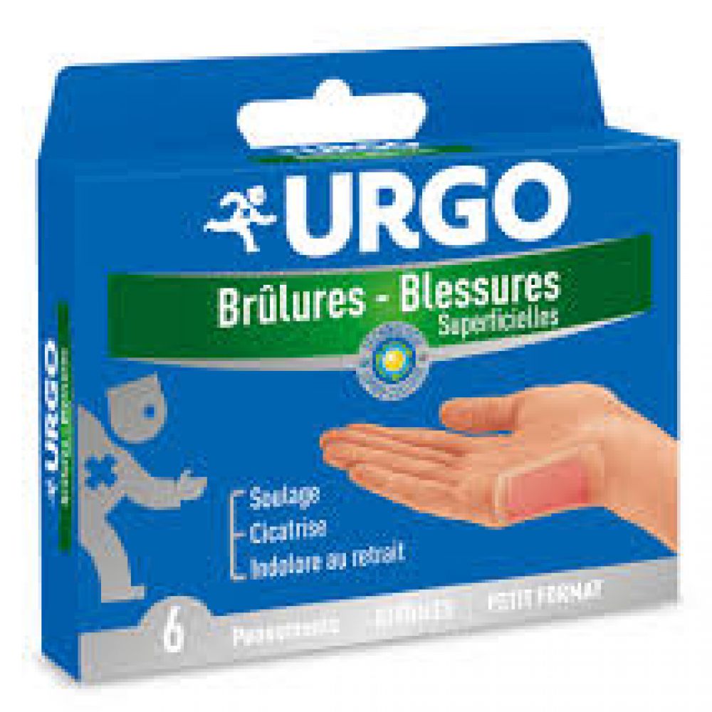 Urgo - Brûlures blessures superficielles - 4 pansements