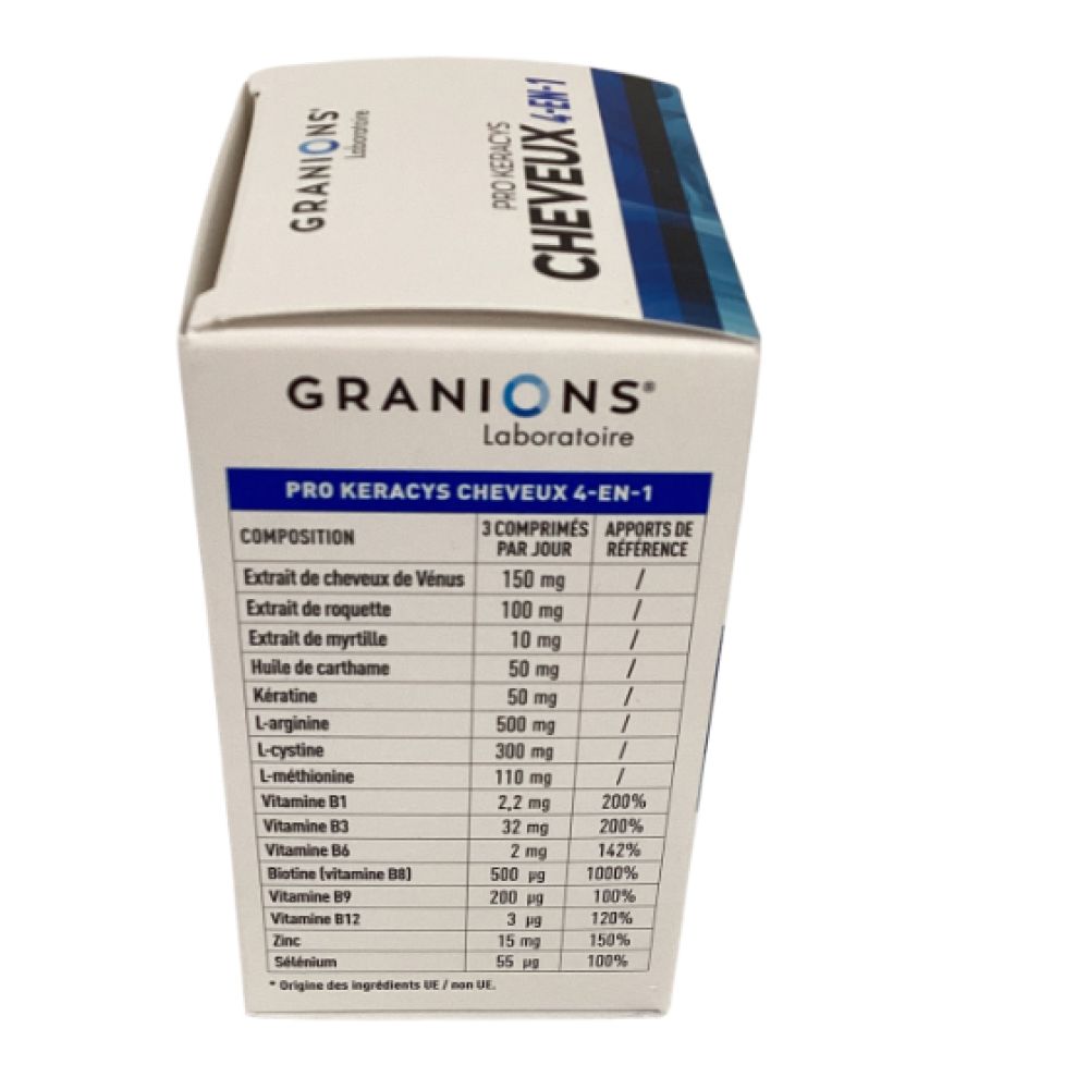 Granions - Pro Keracys Cheveux 4En1 1Mois - 90 comprimés