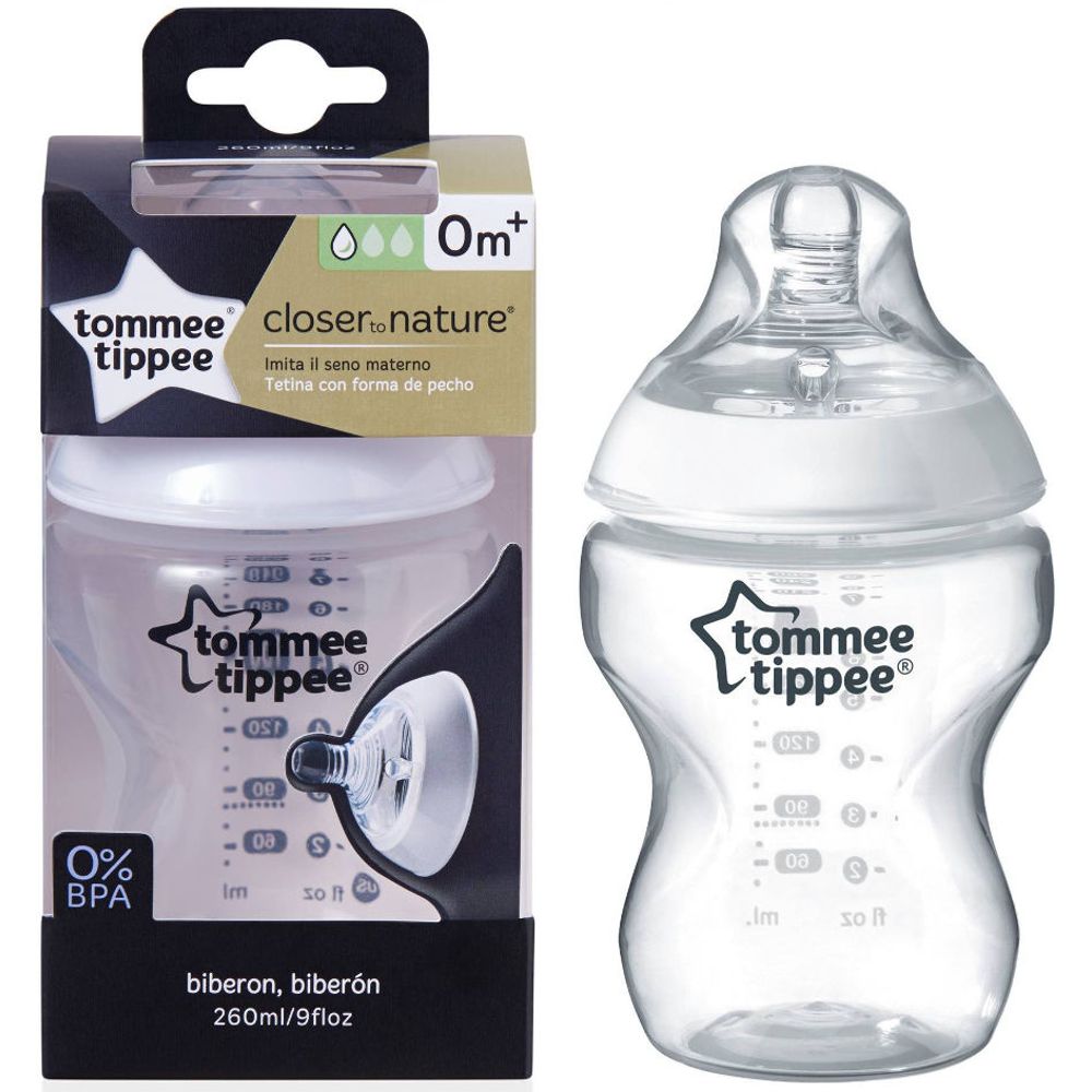 Tommee Tippee - Biberon closer to nature 0m+ - 260 ml