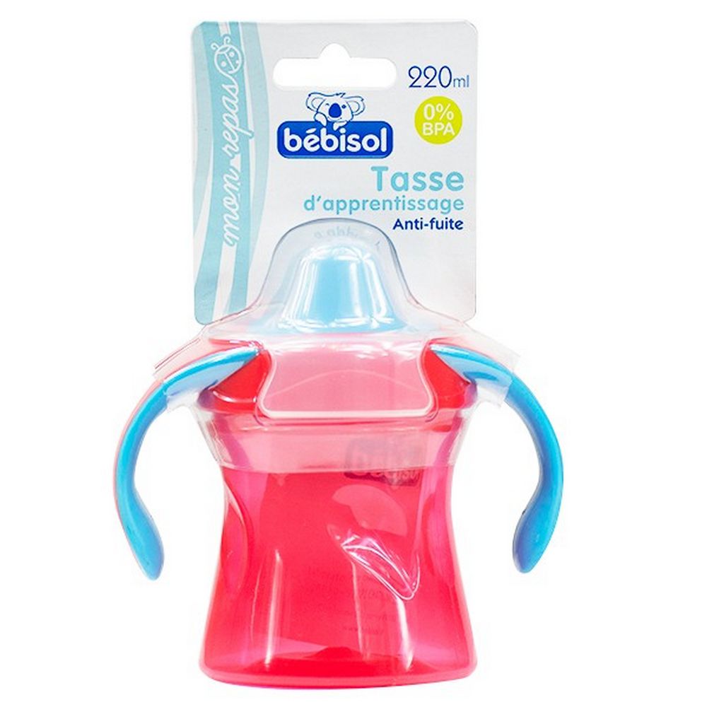 Bébisol - Tasse d'apprentissage anti-fuite - 220ml