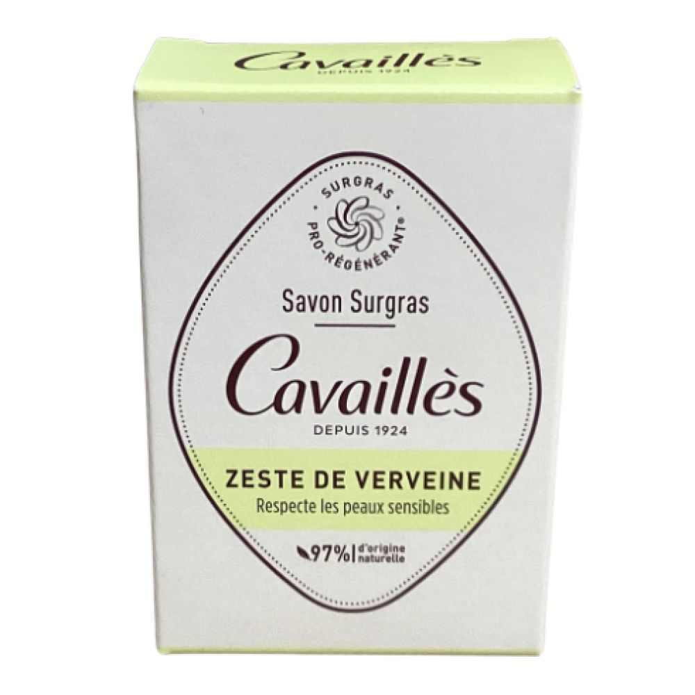 Cavaillès - Savon Surgras Zeste de Verveine - 100 g
