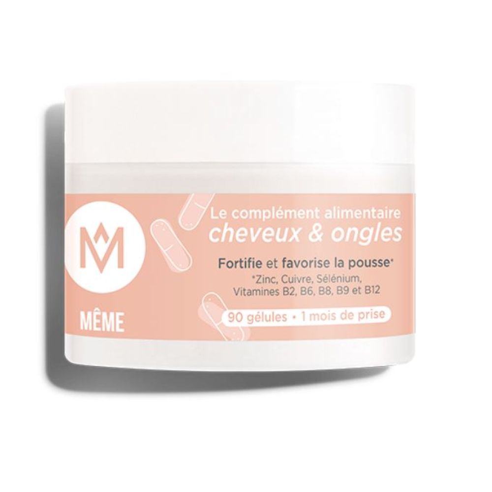 MÊME - Le complément alimentaire cheveux et ongles - 90 gélules