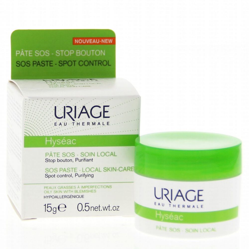 Uriage - Hyséac pâte SOS boutons soin local - 15g