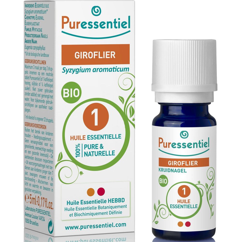 Puressentiel - Huile essentielle giroflier bio - 5ml