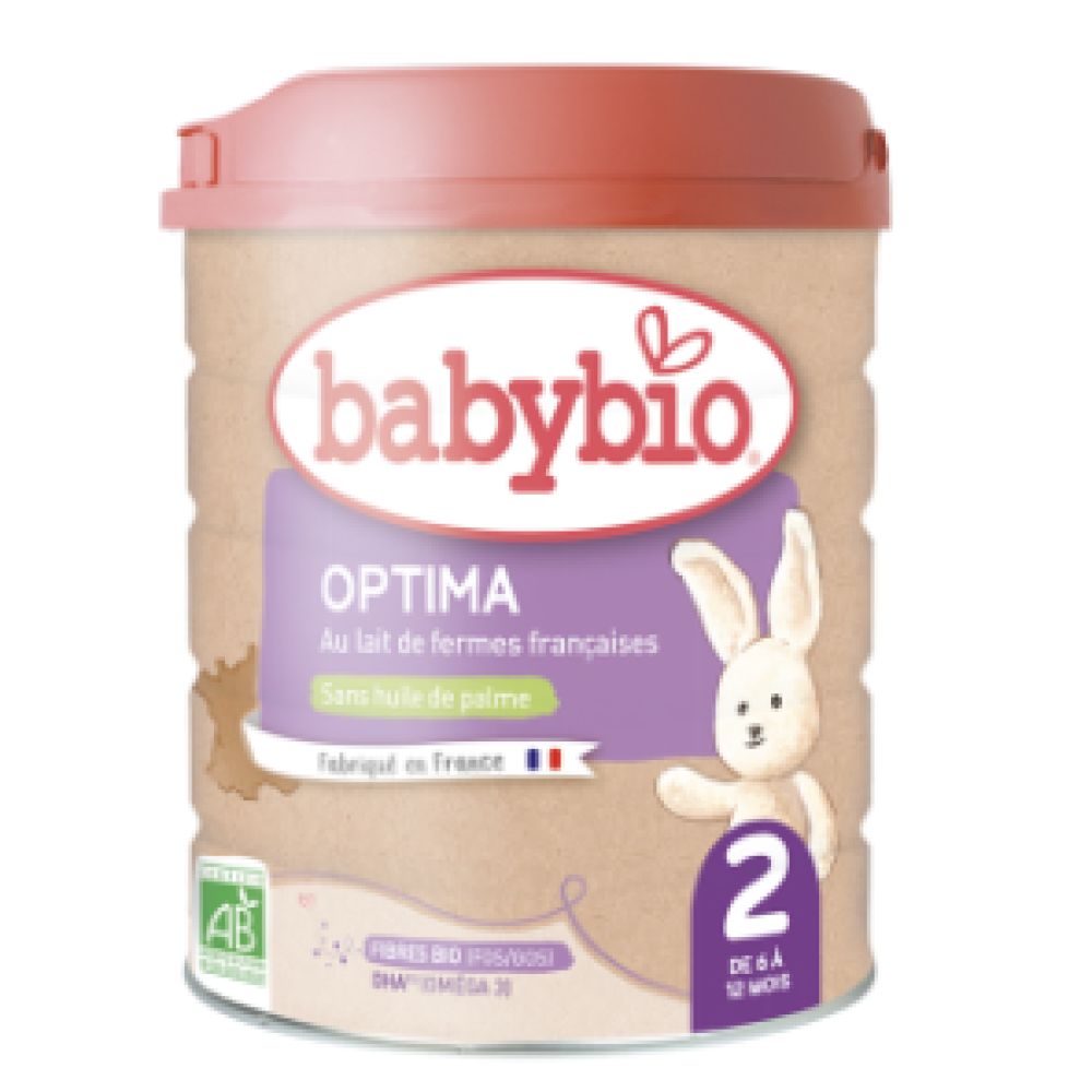 Babybio - Optima 2ème âge 6-12 mois - 800g