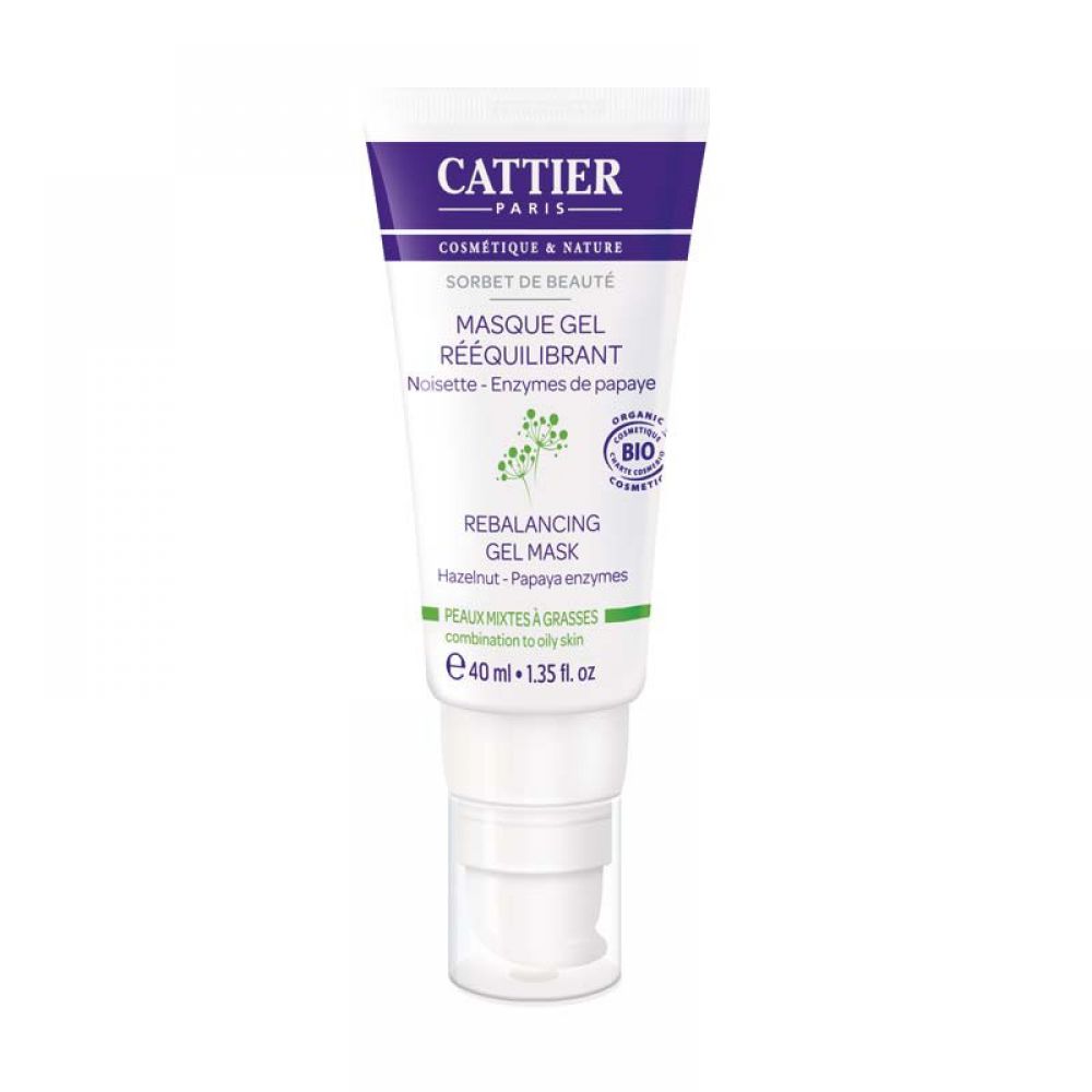 Cattier - Masque gel rééquilibrant Sorbet de Beauté - 40 ml