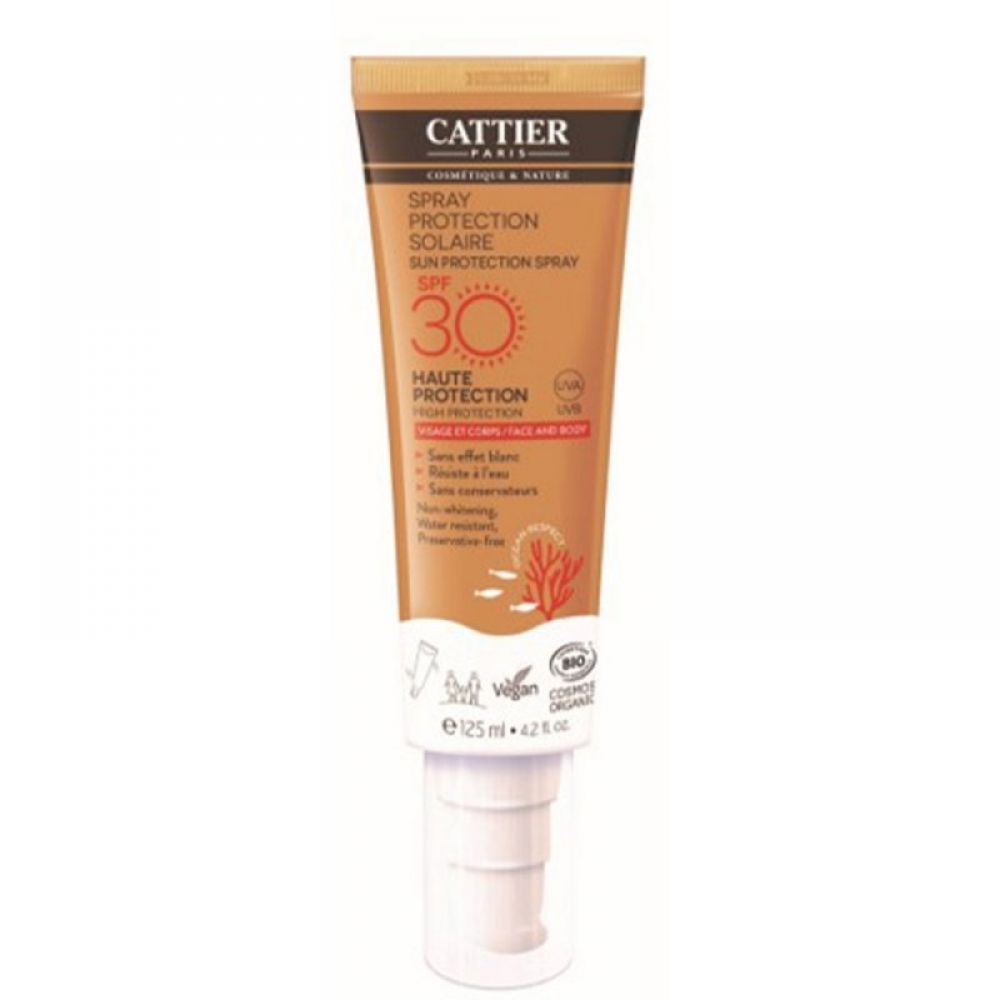 Cattier - Spray protection solaire SPF 30 - 125 ml