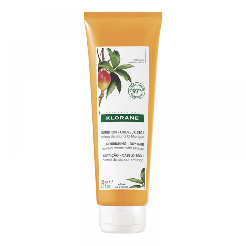 Klorane - Crème de jour - Mangue - Cheveux secs - 125 ml