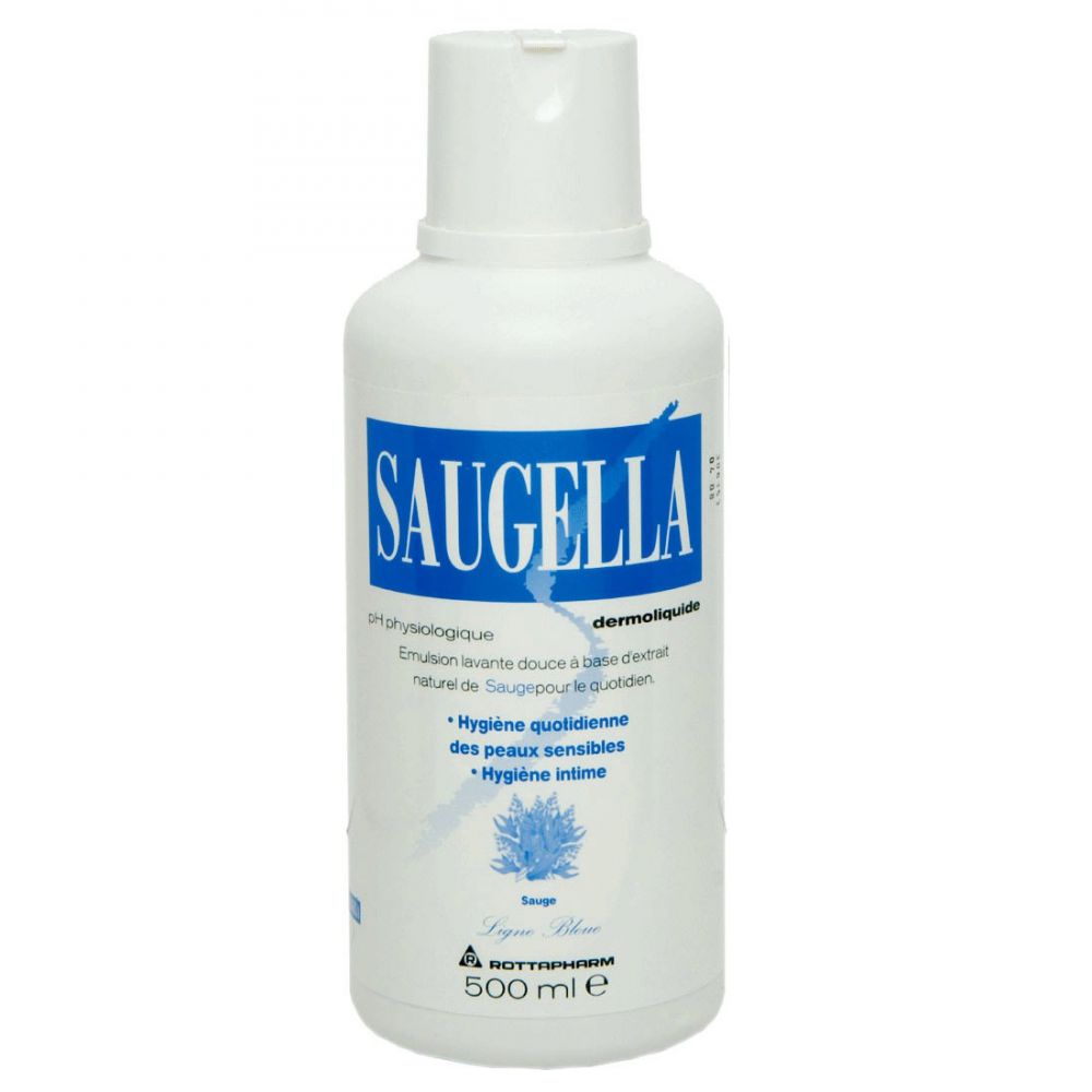 Saugella - Dermoliquide Emulsion lavante toilette intime et corporelle