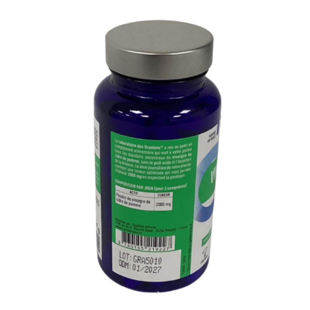 Granions - Vinaigre de cidre de pomme 2000mg - 90 comprimés