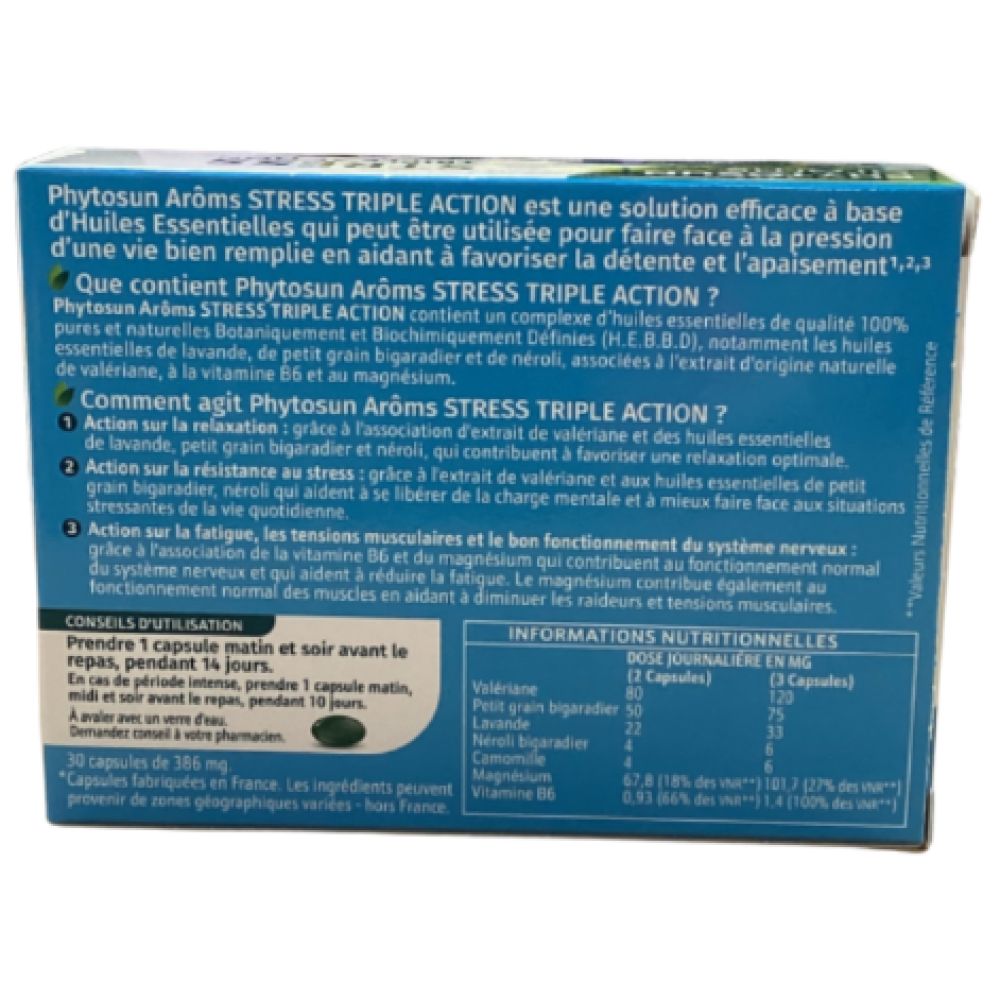 Phytosun - Stress triple action - 30 capsules