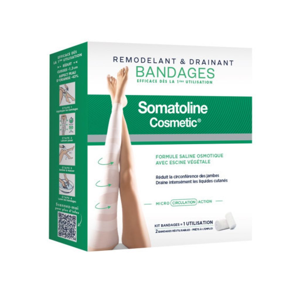 Somatoline - Bandage remodelant et drainant - kit