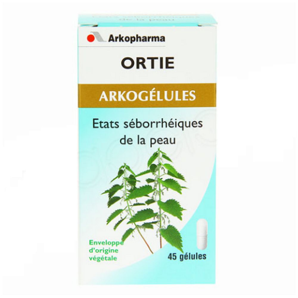 Arkopharma - Ortie Etats séborrhéiques de la peau - 45 gélules