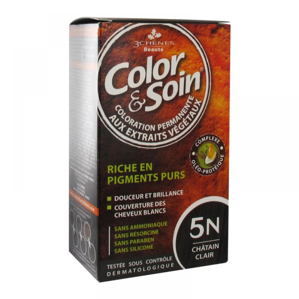 Color & Soin - Coloration Permanente - 5N Châtain clair