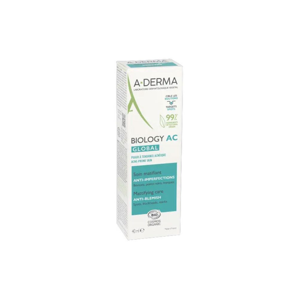 Aderma - Biology AC - Soin Global matifiant - 40 ml
