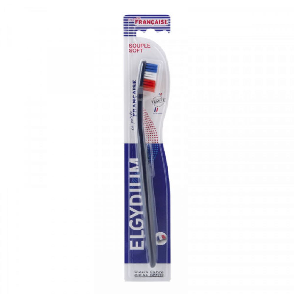 Elgydium - Brosse à dents la petite française - Brosse souple