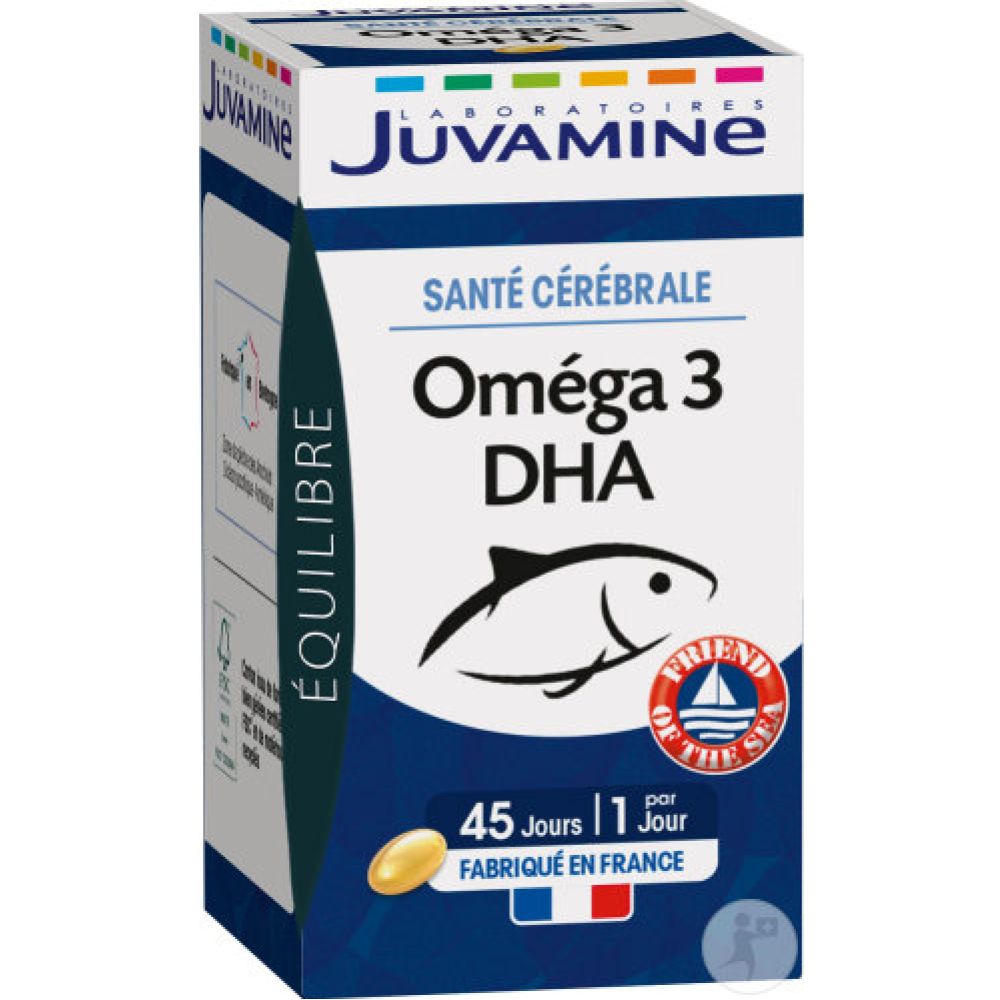 Juvamine - Oméga 3 DHA 45 gélules