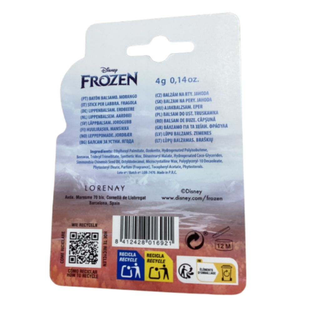 Adisphar - Baume lèvres Elsa Reine des neiges - 4g