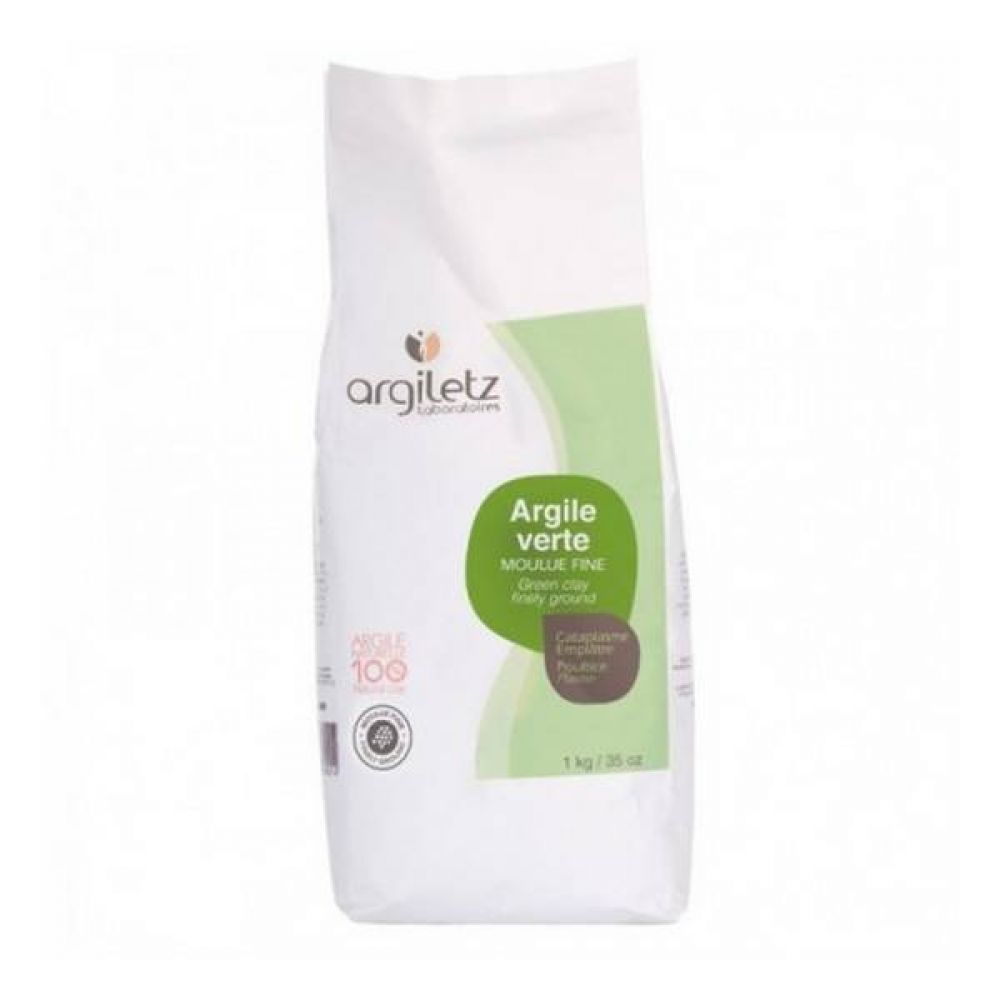 Argiletz - Argile verte moulue fine - 1 kg