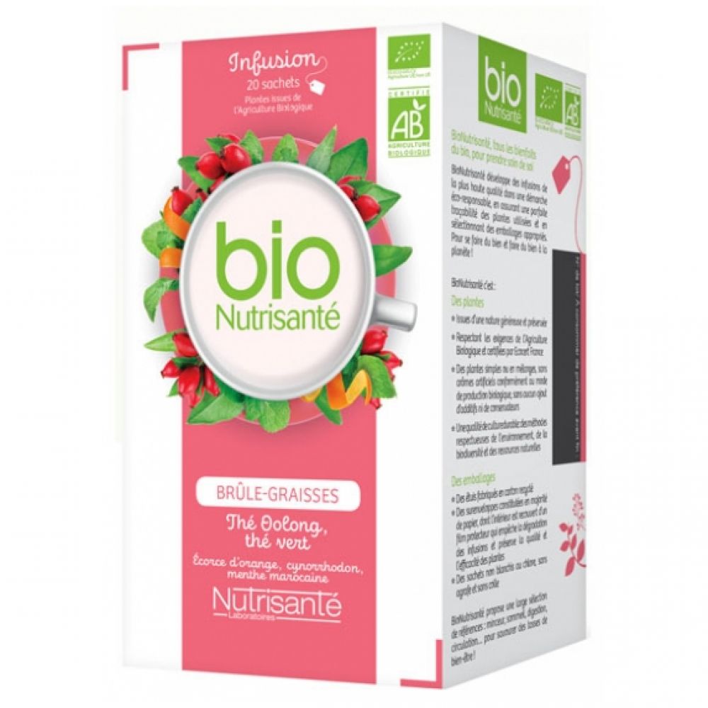 Nutrisanté - Infusion Bio Brûle-graisses - 20 sachets