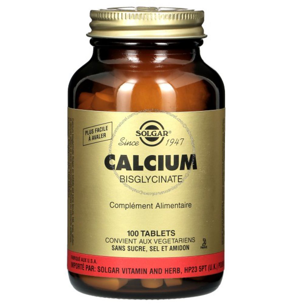 Solgar - Calcium Bisglycinate - 100 tablets
