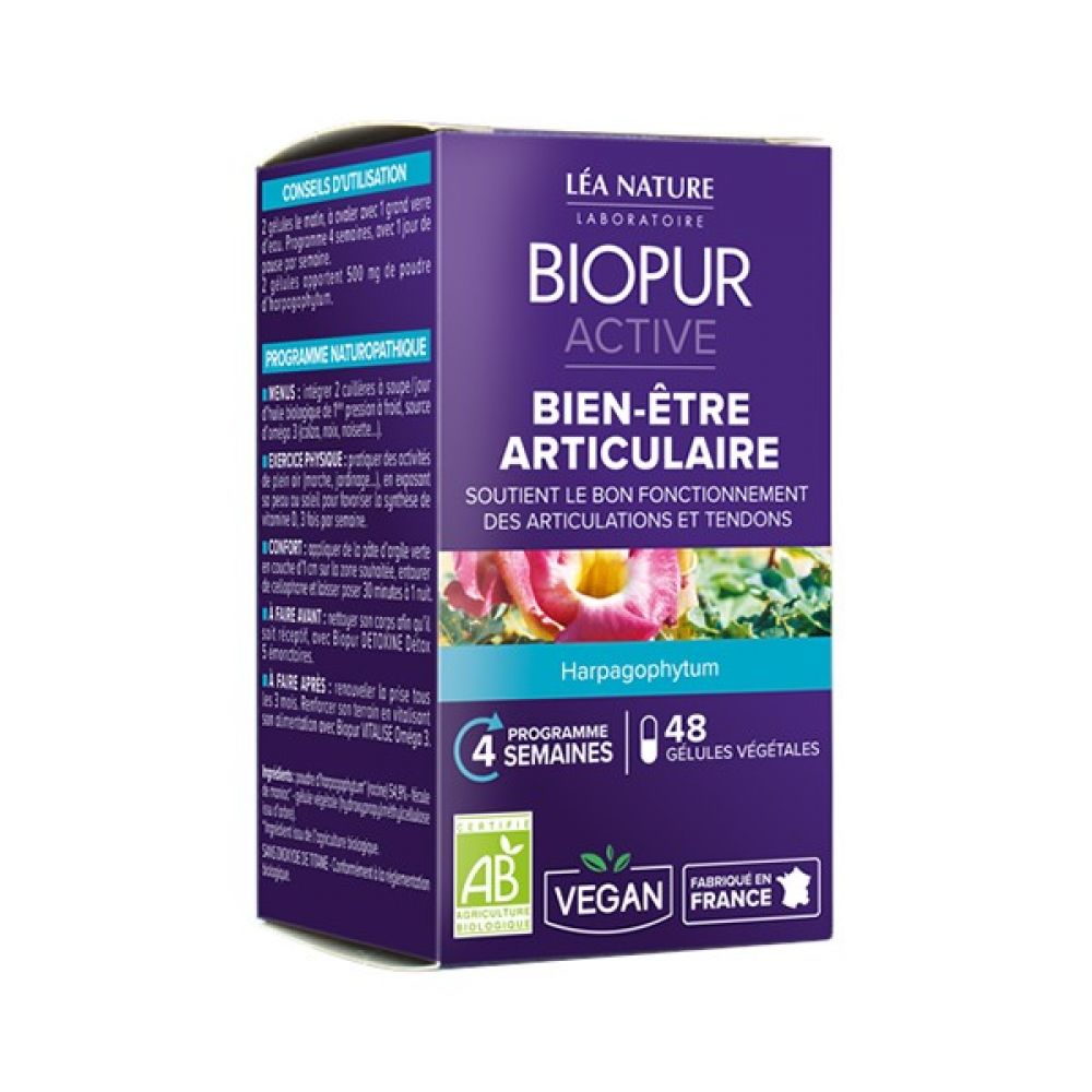 Biopur Active - Bien être articulaire - 48 gélules végétales