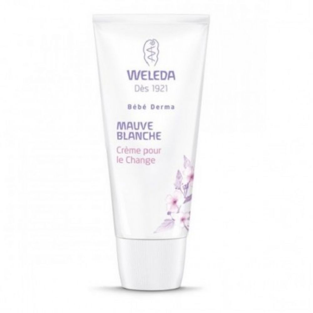 Weleda - Bébé Derma crème pour le change mauve blanche - 50 ml