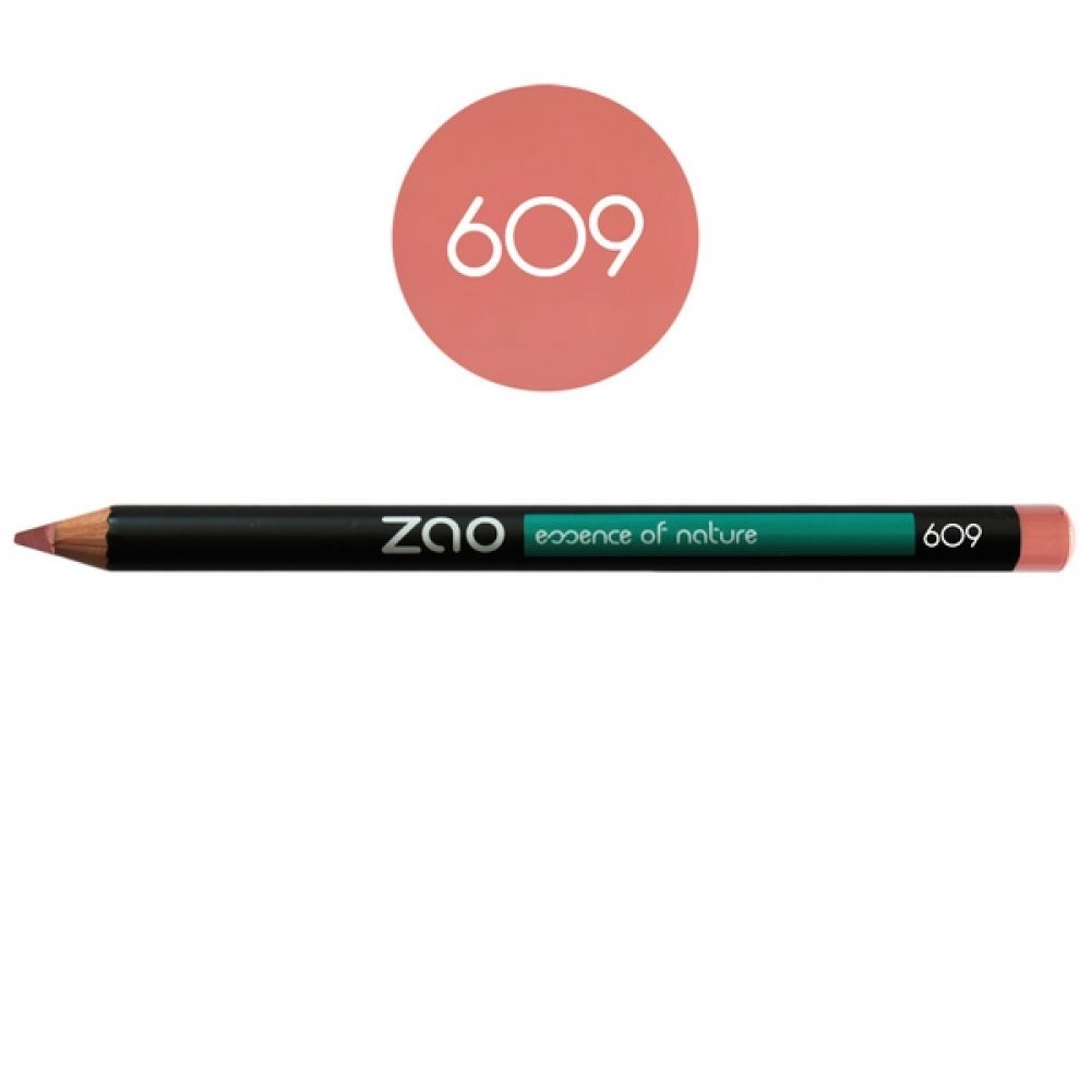 Zao Crayon multifonctions vieux rose N°609