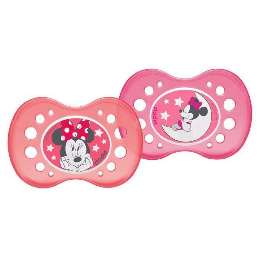 Dodie - Sucettes anatomiques nuit Disney - 2 sucettes