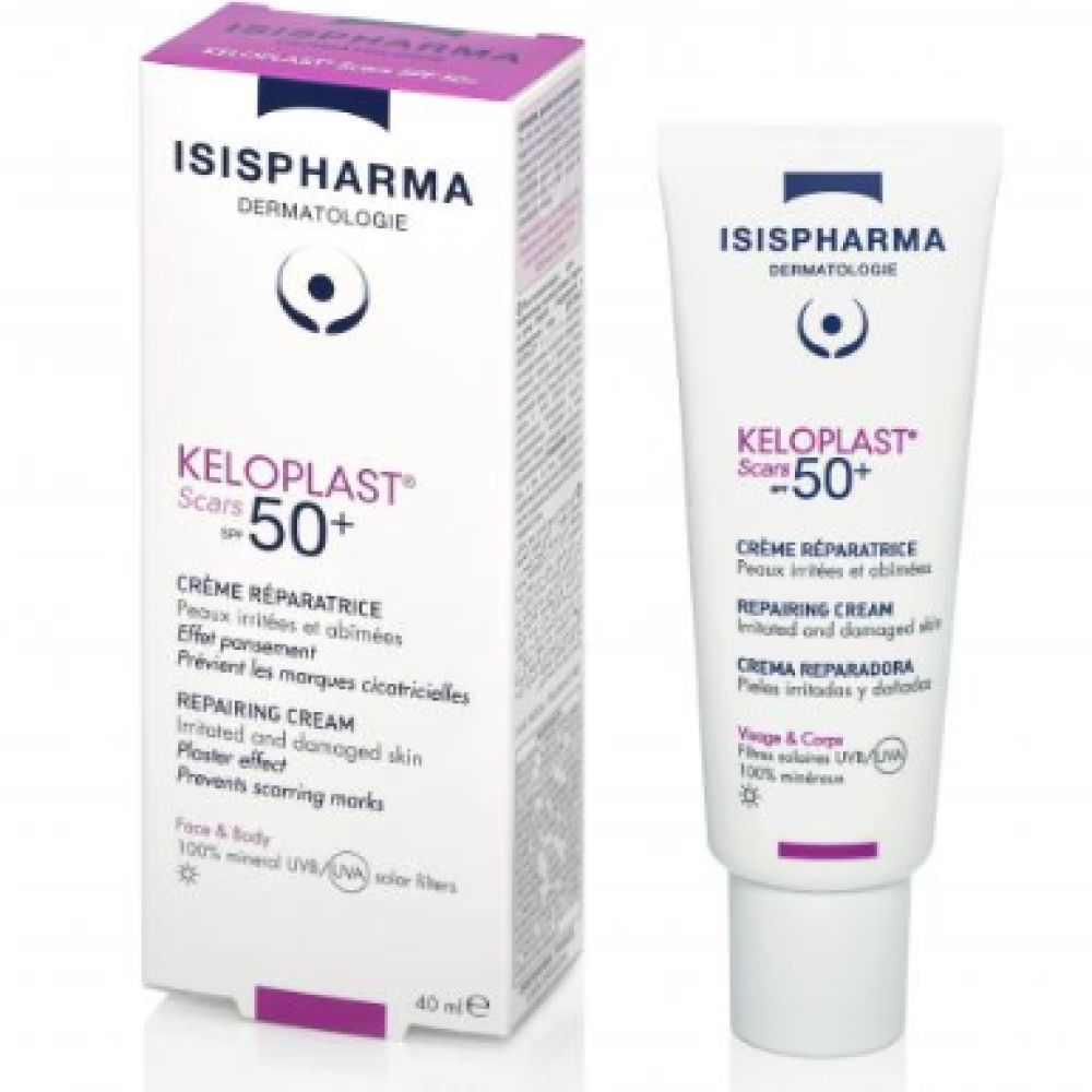 Isispharma - KELOPLAST Scars Spf50+ crème réparatrice - 40ml