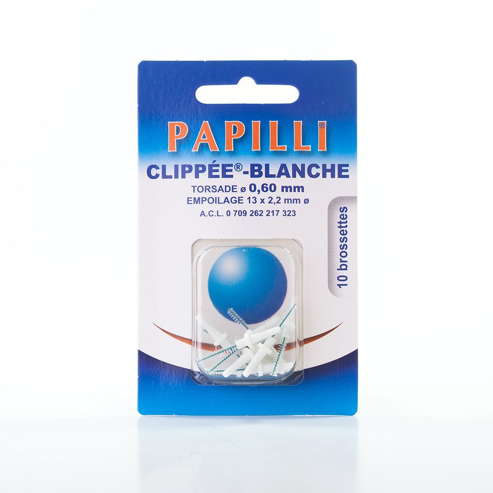 Papilli - Clippée - 10 brossettes